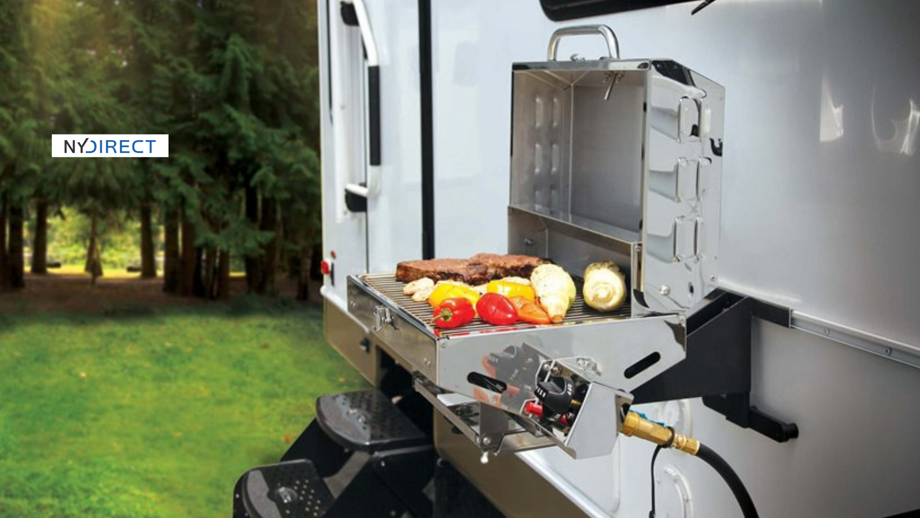 Elevate Your Outdoor Cooking Experience with the Camco 57305 Olympian 5500 SS RV Grill