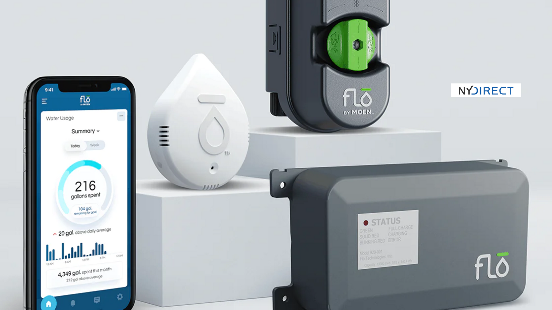 Protect Your Home from Water Damage with the Moen Flo Leak Detection Smart Home Water Security System