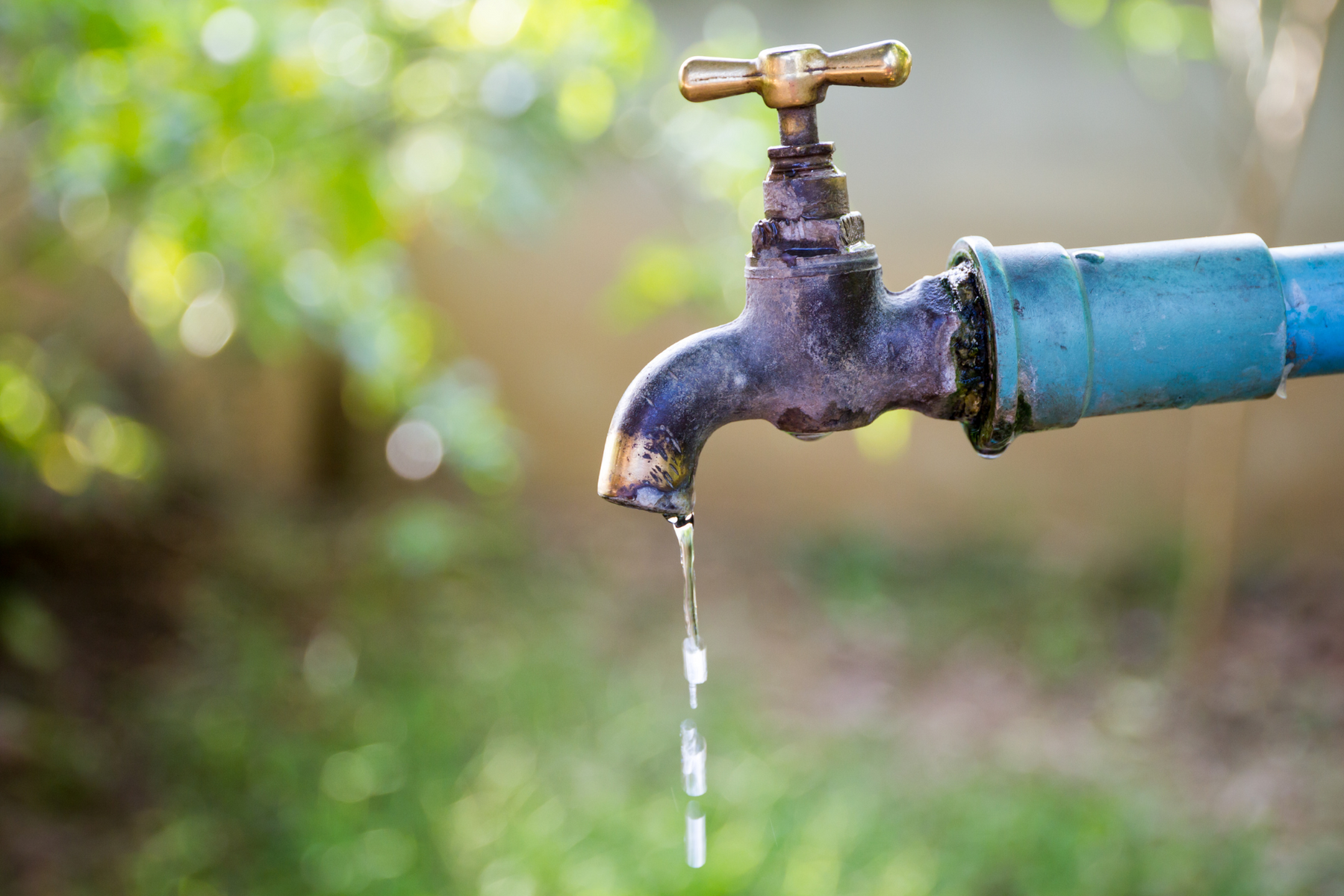 Leaky outdoor faucet