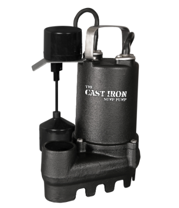 Glentronics CIS-33V The Cast Iron 1/3HP Sump Pump - NYDIRECT