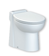 Saniflo 070 Sanimarin 4 12V Comfortable Sized Height Automatic Electric Marine Macerating Toilet - NYDIRECT