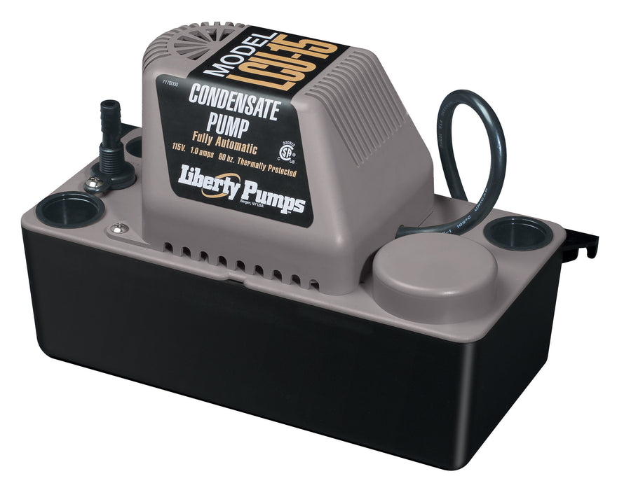 Liberty LCU-15, Condensate Pump, 115V automatic, 15' max. head - NYDIRECT