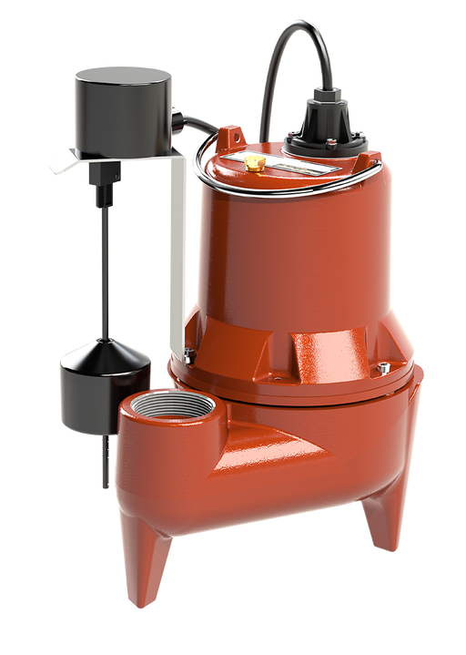 Liberty LE41A, 4/10 HP, Sewage Pump, 1 PH, 115V, 10' Cord, 2" Discharge, Auto - NYDIRECT