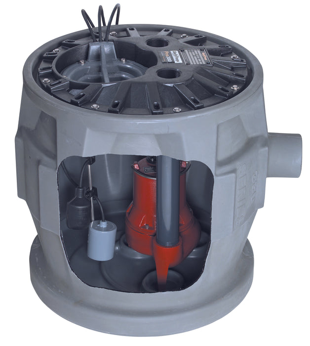 Liberty P382LE41, 4/10 HP, Simplex Sewage Package, 1 PH, 115V, 2" Discharge, 10' cord - NYDIRECT