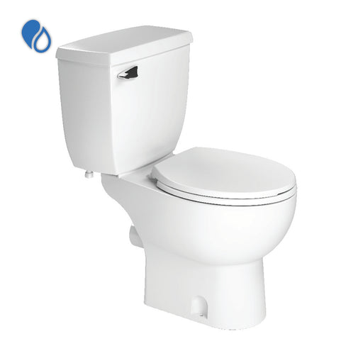 Saniflo Round Rear Discharge Toilet - NYDIRECT