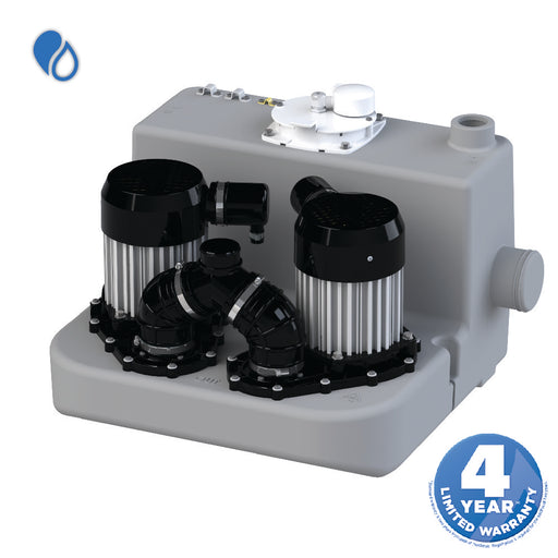 Saniflo 028 Sanicom 2 Duplex Drain Pump - NYDIRECT