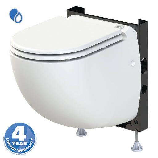 Saniflo 020 Sanicompact Comfort Wall-Hung Macerating Dual-Flush Toilet - NYDIRECT