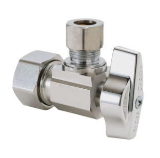 BrassCraft KTCR19XC 5/8 x 3/8 Compression 1/4 Turn Angle Jiffy Stop - NYDIRECT