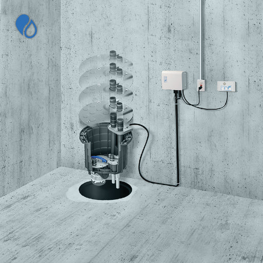 Saniflo 053 Sanipit 24 GR Retrofit 1HP Sewage Grinder System - NYDIRECT
