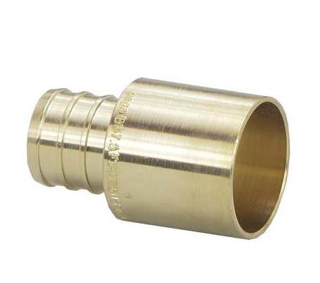 Viega PureFlow Zero Lead Brass Crimp Adapter x Female Sweat - NYDIRECT
