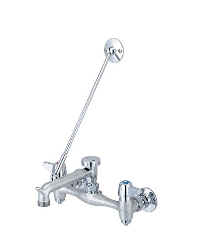 Central Brass 0054-URC-QI Two Handle Wallmount Service Sink Faucet - NYDIRECT
