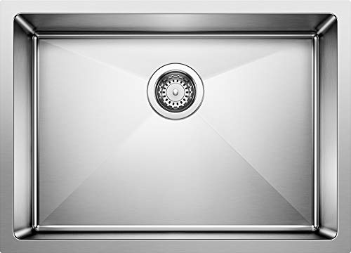 BLANCO 519547 QUATRUS R15 Undermount Stainless Steel Kitchen Sink - NYDIRECT