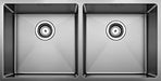 Blanco 519549 Quatrus R15 Under Mount Equal Double Bowl Stainless Steel Kitchen Sink - NYDIRECT