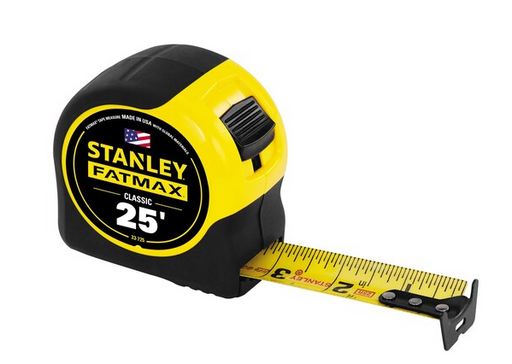 Dewalt 33-725 25 ft. Stanley Fatmax Classic Tape Measure - NYDIRECT