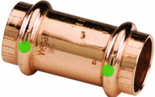 Viega ProPress Zero Lead Copper Coupling with Stop Press X Press - NYDIRECT