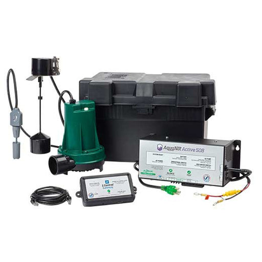 Zoeller 508-0008 Pro-Pak 508 Battery Back-Up Sump Pump w/WIFI Monitoring - NYDIRECT