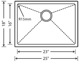 BLANCO 519547 QUATRUS R15 Undermount Stainless Steel Kitchen Sink - NYDIRECT