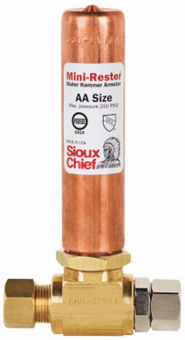 Sioux Chief Mfg 660-GTR1 MiniRester™ Hammer Arresters - NYDIRECT