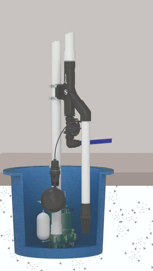 Zoeller 540 FLEX™ 540-0005 Water-powered Emergency backup sump pump system - NYDIRECT