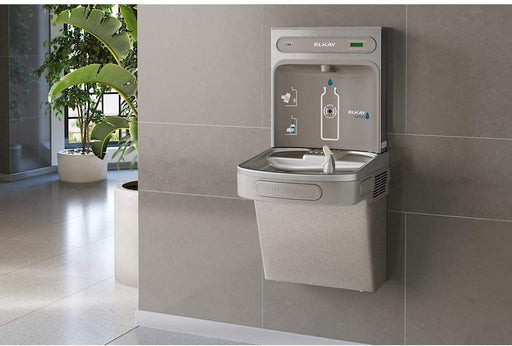 Elkay LZS8WSLK EZH2O Bottle Filling Station with Single ADA Cooler, Filtered 8 GPH Light Gray - NYDIRECT