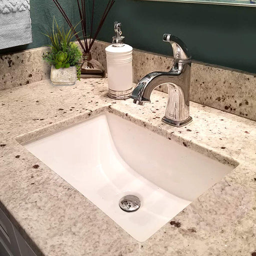 Nantucket Sinks UM-16x11-W 16-Inch by 11-Inch Rectangle Ceramic Undermount Vanity, White - NYDIRECT