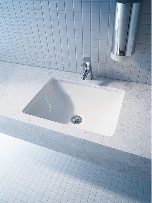 Duravit 0305490000 Starck 3 Undermount Vanity Basin, White Finish - NYDIRECT