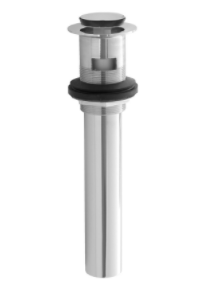 Jaclo 812 Finger Touch Plug Lavatory Drain with Overflow - NYDIRECT