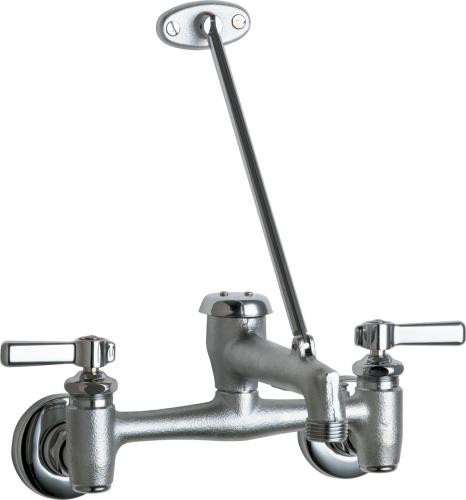 Chicago Faucets 897-RCF Wall Mount Service Sink Faucet - NYDIRECT