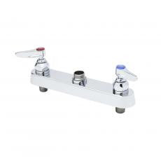 T&S Brass B1120-LN Workboard Deck Mount Faucet Less Spout 8" - NYDIRECT