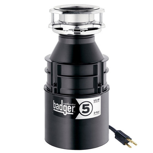 InSinkErator Badger 5 Garbage Disposal 1/2HP - NYDIRECT