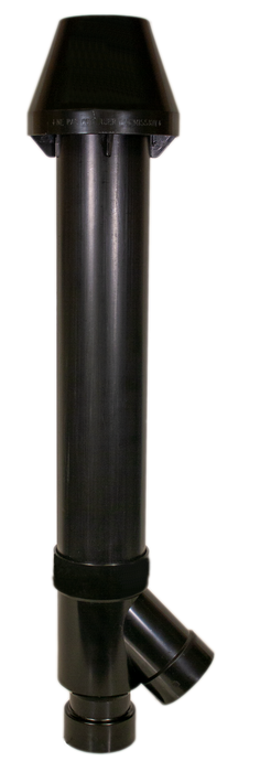 IPEX 397105 2"x28" PVC FGV Concentric Vent Kit Black System 1738 - NYDIRECT