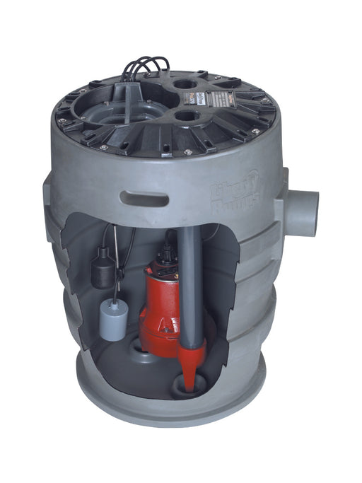 Liberty Pumps Pro370-Series 21" x 30" Simplex Sewage System - NYDIRECT
