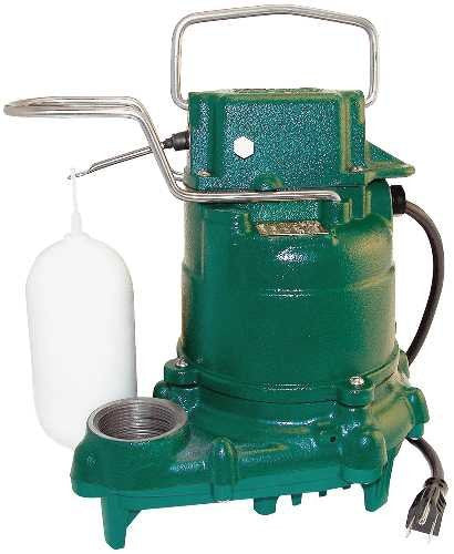 Zoeller 98-0001 M98 Mighty-mate Submersible Sump Pump 1/2 HP - NYDIRECT