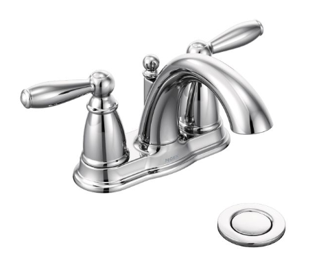 Moen 6610 Brantford 4" Centerset Bathroom Faucet - NYDIRECT
