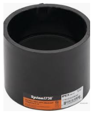 IPEX 397354 4" PVC Coupling HxH System 1738 - NYDIRECT