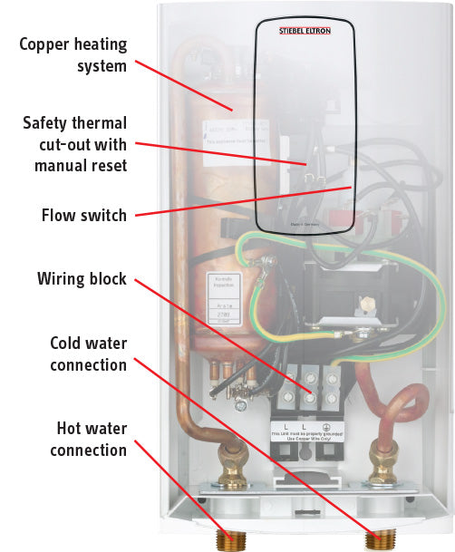 Stiebel Eltron DHC Classic Single Sink Point-of-Use Electric Tankless Water Heaters - NYDIRECT
