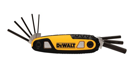 Dewalt DWHT70262M Folding/Lock Hex Key Set - NYDIRECT