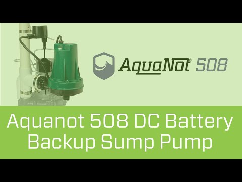 Aquanot® Spin 508 Battery Back-up System Installation - NYDIRECT