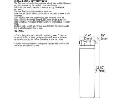 Elkay ERF750 WaterSentry Plus Residential Replacement Filter - NYDIRECT