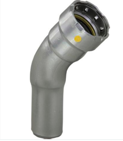 Viega MegaPressG Carbon Steel Street 45-Degree Elbow - NYDIRECT