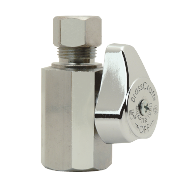 BrassCraft G2R12XC 1/2 IPS x 3/8 Compression 1/4 Turn Jiffy Stop - NYDIRECT