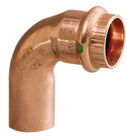 Viega ProPress Zero Lead Copper Street 90-Degree Elbow Press X Press - NYDIRECT