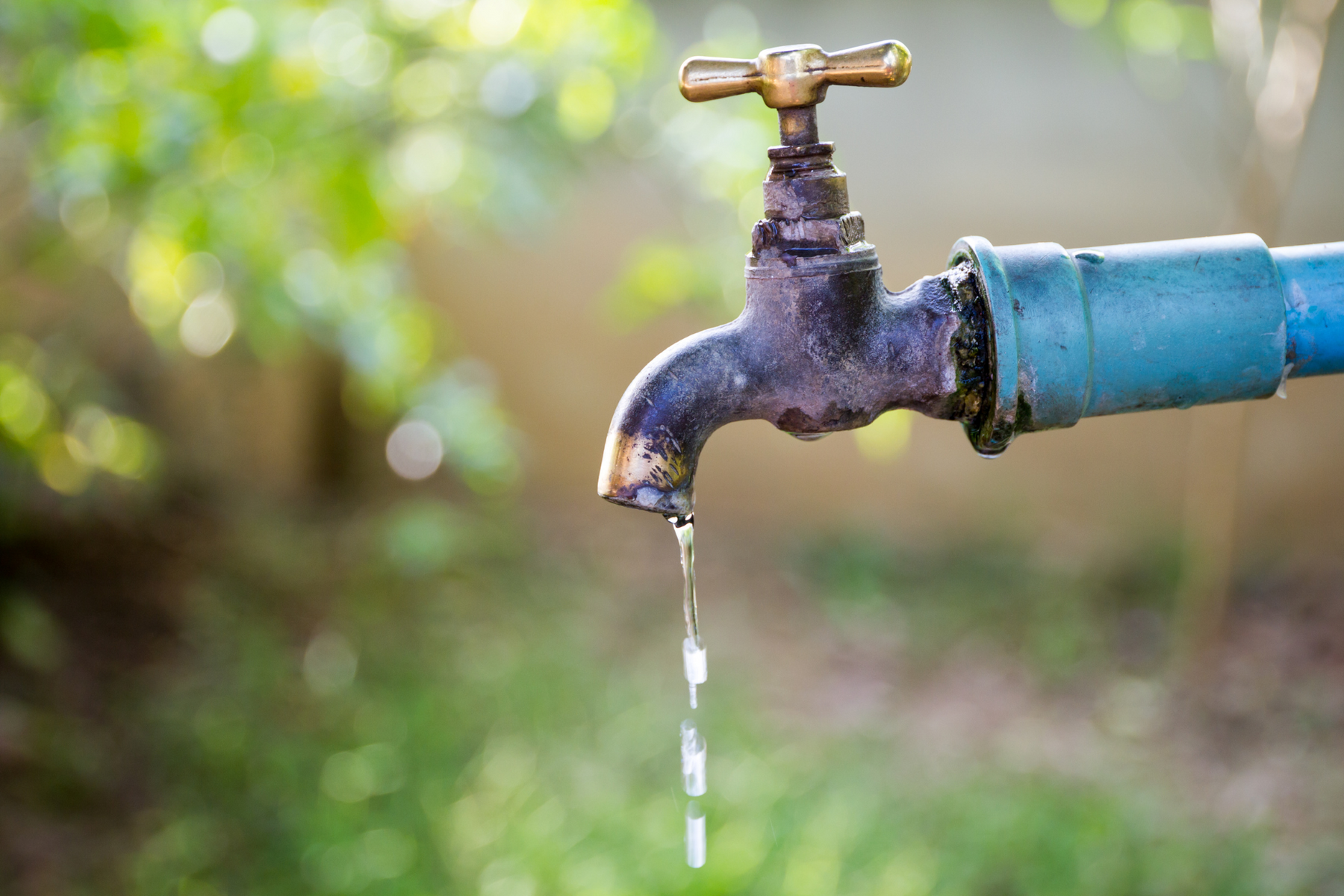 Leaky outdoor faucet 