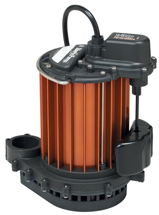 1/3 hp, Submersible Sump Pump, Polyp/aluminum, VMF vertical magnetic float, 115V. - NYDIRECT