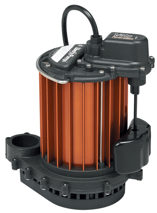 1/3 hp, Submersible Sump Pump, Polyp/aluminum, VMF vertical magnetic float, 115V. - NYDIRECT