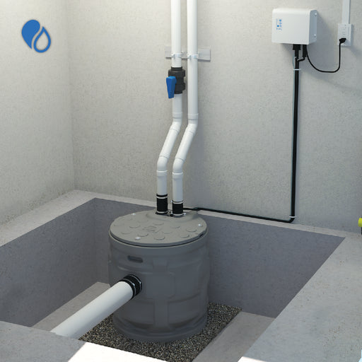 Saniflo 054 Sanipit 24 GR CB 24" 1HP Sewage Grinder System - NYDIRECT
