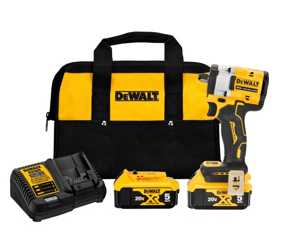 Dewalt DCF921P2 ATOMIC 20V MAX* 1/2 in. Cordless Impact Wrench with Hog Ring Anvil Kit - NYDIRECT