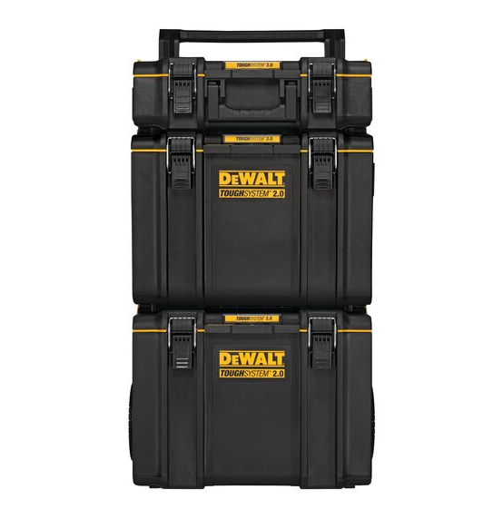 DEWALT DWST60436-TS Heavy Duty Plastic Tool Box Type, 0 No. of Drawers,  19-5/8 Chest Length Tool Box