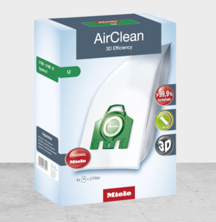 Miele 10123230 Dustbag U AirClean 3D - NYDIRECT