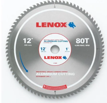 Lenox 21889AL120080CT 12" Metal Cutting Circular Saw Blade - NYDIRECT